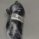 Wenrine Womens Summer Smocked Midi Dress Casual Zipper V Neck Cap Sleeve High Slit Flowy Long Dresses (Medium, Black)