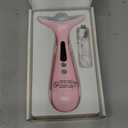 Facial and Neck Massager for Face, Neck - Skin Lifting & Firming - Wrinkle & Dark Circle Reducer - at Home Skin Care Face Sculpting Tool and Neck Massager-Sugar Pink (Single Head)