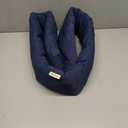 Huzi Infinity Pillow - Home Travel Soft Neck Scarf Support Sleep (Navy)