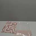 AKIT Compatible with MacBook Air 13 inch Case 2026 2025 2024-2022 M4 M3 M2 A3240 A3113 A2681, Pattern Hard Shell Laptop Case+Screen Protector+Keyboard Cover for MacBook Air 13.6 inch 2025, Brown Wave