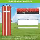 Softball Pitching Mat, 10' X 3' Baseball Hitting Mat, Anti-Slip Anti-Fade Pitch Practice Mat, Softball Pitching Mound for Outdoor/Indoor (Red)