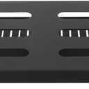 22" x 12.5" Guitar Pedal Board with Power Supply Tray, Carry Bag & Mounting Tapes Included (Black, SPB-22S)