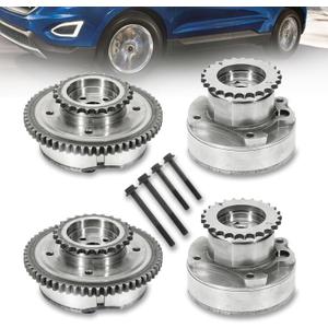 3.5L 3.7L EcoBoost Cam Phaser VVT Sprocket Timing Camshaft Sprocket Gear Fit for Ford F150 / Explorer/Expedition, for Lincoln MKX/Mark, Replace AT4Z6C525B Intake & Exhaust VVT Timing Cam Phasers
