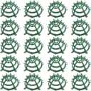 Cabilock Wedding Grass Half Ball Shelf Decorative Flower Arrangement Holder Props 2 Inch Floral Cage for Artificial Flowers Centerpiece Stand for Home Office Party Decor