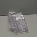 HITSLAM Shower Bathtub Mat Non Slip, 24"x 24" Bath Mat for Tub, Soft PVC Shower Mats for Inside Shower with Suction Cups and Center Drain Hole, Machine Washable Bathroom Floor Mat, Clear