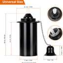 16oz Torch Replacement Canisters, Bamboo Lantern Refillable Torches, Decorative Torch Canister Replacement for Yard, Patio, Deck, Garden, Party, Landscap (16OZ-6PCS)