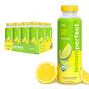 Lemon Perfect Lime, Flavored Lemon Water, Organic, Zero Sugar, Healthy Hydration Drinks, 15.2 fl oz Bottles (12-Pack) BBD 03-12-26