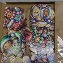 36PCS Wooden Gingerbread Man Ornaments - 12 Unique Festive Designs for Christmas Tree & Holiday Decor