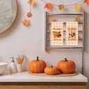 Thanksgiving Kitchen Towels, Funny Thanksgiving Kitchen Bathroom Decor, Thankful and Blessed Hand Towels, Cute Turkey Gobble Til You Wobble Gifts for Women Men Sister Mom Wife Friends Coworkers