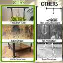 Plant Stand Indoor with Grow Lights, Hanging Plant Stand Plant Shelf Indoor, 65'' Tall Plant Stands Plant Holders for Indoor Plants, Living Room, Bedroom, Balcony