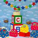 BTJiaDe 15PCS Cartoon Street Friends Party Gift Boxes Colourful Children's Birthday Party Candy Boxes Birthday Party Decorations
