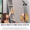 2 Pack Adjustable TV Safety Straps, Wall Anchors Prevent Falling Strap, No-Drill Adhesive Anti-Tip Furniture Anchors for Baby Proofing