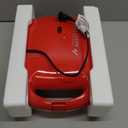 Holstein Housewares 4-Section Heart Shaped Waffle Maker, Non-Stick Waffle Iron, Mini Waffle Maker for Kids, Non-Toxic Coating, Easy to Clean, Makes 4 Heart-Shaped Waffles in Minutes, Red