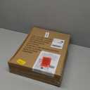 Amazon Basics Collapsible Storage Bins with Faux Leather Handles, Foldable Organizing Containers for Closet, Clothes, Toys, Linen, Large, 3-Pack