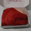 morvally Short Fluffy Synthetic Hair Red Clown Horror Halloween Cosplay Wigs for Men Adult