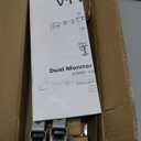 VIVO Dual Monitor Desk Mount, Heavy Duty Fully Adjustable Steel Stand, Holds 2 Computer Screens up to 30 inches and Max 22lbs Each, Gray Color, STAND-V002-GY