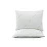Ultra Soft Pillow Protectors with Zipper Standard Size - Set of 4 Breathable Pillow Covers - 100% Protection Against Stains, Dust & Dirt - Machine Washable (White)