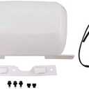 TRQ Trailer Hitch Cover Panel White Compatible with 2007-2013 Chevrolet Suburban 1500 Suburban 2500 2011-2014 Tahoe 2007-2014 GMC Yukon Yukon XL 1500 Yukon XL 2500 GM1129115