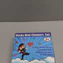 Valentines Day Cards for Kids, 32 Pack Valentines Day Gifts for Kids Classroom with Sticky Wall Climbing Ninjas, 3D Valentines Day Exchange Cards for Boys Girls School Party Supplies Greeting Cards