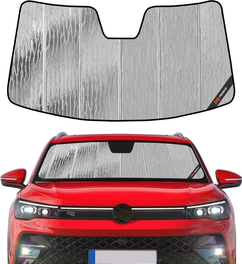 Pigenius Windshield Sunshade for Volkswagen Tiguan 2025-2026 Front Window Sun Shade - AstraGuard