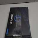 dagaladoo Black Topographic keycaps Double Shot PBT keycaps Shine Through Keyboard Keys Side Printed Key caps Cherry Profile Custom keycap Set for100%, 75%, 65%, 60% US Layout Mechanical Keyboard