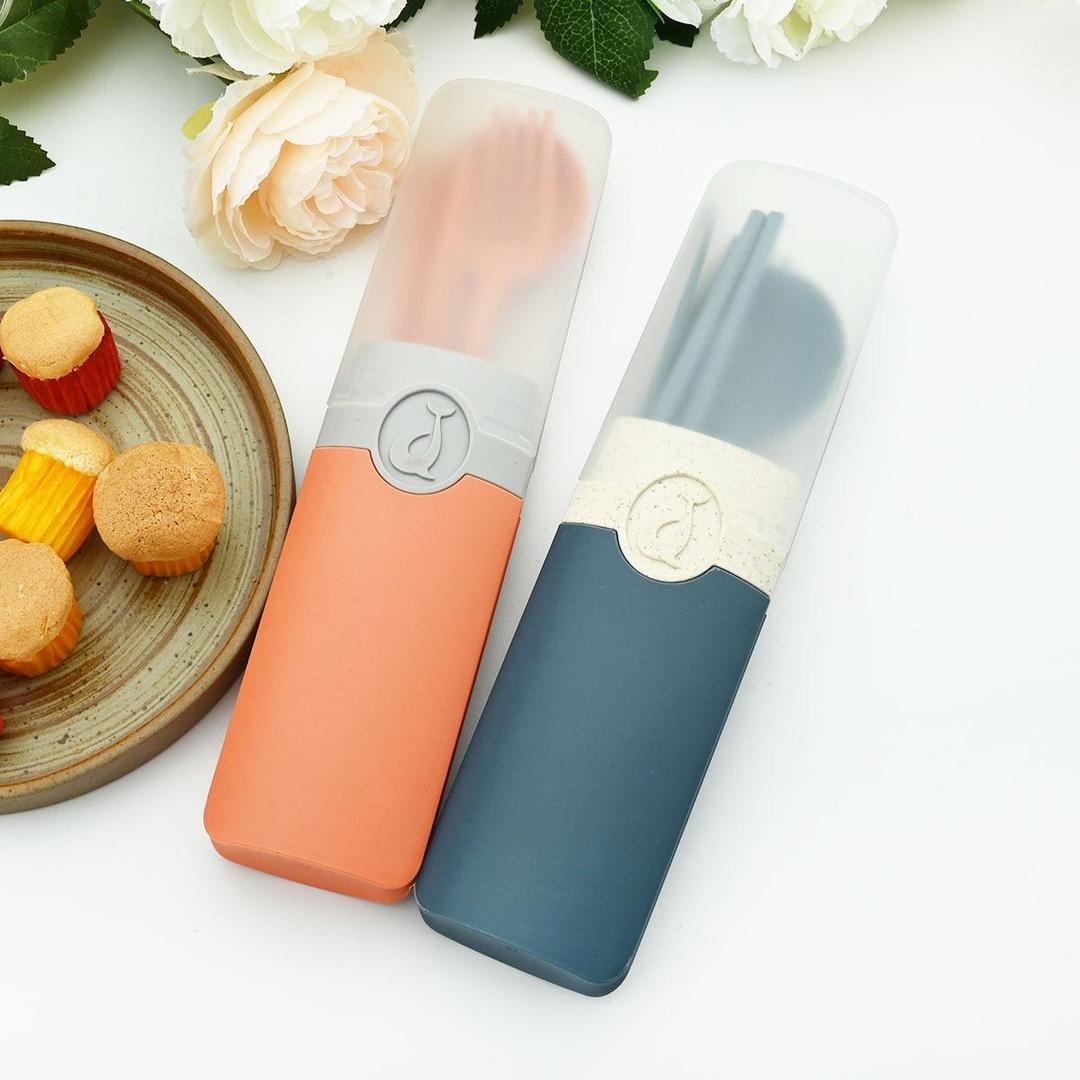 3 Pieces Portable Utensil Set, 4 Pack