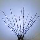 MENCH Branch Lights,3 Pcs Twig Light USB&Battery Powered 8 Flashing Modes by Remote Control.Branch Lights for Indoor, Light Up Decorations for Halloween Day and Christmas,Pure White