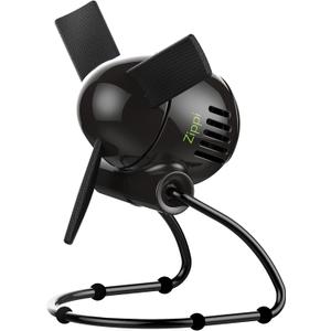 Vornado Zippi Small Personal Fan, Foldable Cooling for Desk, 2 Speed Settings, Soft Nylon Blades, Directable Airflow, Compact Design, Perfect Fan for Office and Bedroom, Multiple Color Options, Black
