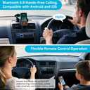 Car Radio Bluetooth, Wistrue Single DIN Car Stereo Audio with Bluetooth Hands-Free FM Radio with 2 USB/AUX/SD/MP3 Player(No CD DVD Player)