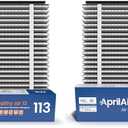 AprilAire 113 MERV 13 Replacement Whole-House Furnace Air Purifier Filter - 16x20x4 (1 Pack) + AprilAire 913 MERV 13 Replacement Whole-House Furnace Air Purifier Filter - 25x20x4 (1 Pack) Bundle
