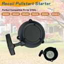 Recoil Pullstart Starter 4244-190-0308 Fit for STIHL BR600 BR430 BR450 SR430 SR450 SR450-Z, Backback Blower Rewind Starter Assembly Replaces 42441900308