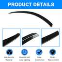 Rear Spoiler Wing for Mercedes Benz W204 C Class 4 Door Sedan C180 C200 C250 C300 C350 C63 2008 2009 2010 2011 2012 2013 2014 AMG Style Tail Trunk Wing Lip Glossy Black