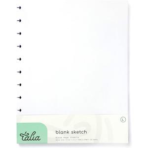 Talia Discbound Notebook Refills (Blank Pages, Letter (8.5in x 11in))
