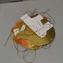 xo, Fetti It's Giving Friends Banner - Gold Foil, 5 Ft. | 3D Turkey Garland, Thanksgiving Dinner Decoration, Friendsgiving Party Sign, Fall Photoshoot Backdrop