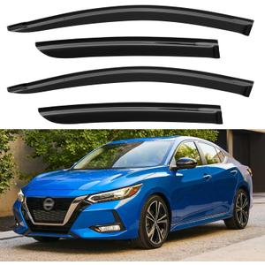 Window Visors Rain Guards for 2020-2025 Nissan Sentra, Out-Channel Window Vent Wind Deflectors Visors Shades for 20-25 Sentra