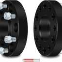 OCPTY 6x5.5 to 6x5.5 Wheel Spacers 1.25 inch 6x139.7 with 14x1.5 Studs 6 Lug hubcentric for 1999-2016 for Silverado 1500 1999-2016 for Sierra 1500 2Pcs Wheel Spacers