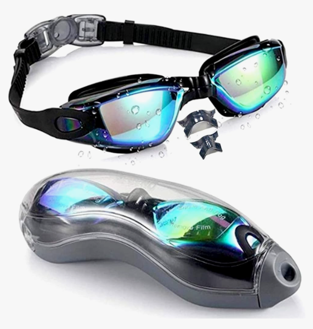 Goggles Swimming Adult, Swimming Goggles No Leaking Anti Fog Adult Men Women Youth