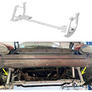 ECOTRIC Lower Radiator Core Support Skid Bar Plate Compatible with 2005-2013 Corvette C6 Replacement for 20939829 15916658
