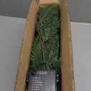 9ft Pre-Lit Christmas Garland, Artificial Lighted Norfolk Pine Garland with Multi-Color Lights, Battery Operated Garland for Mantle Stairs Table Fireplace Xmas Decorations