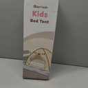 Gorich Twin Bed Tent for Kids, Indoor Privacy Toddler Sleeping Canopy with Mesh Window, Fits Bunk or Floor Bed, Include Star Lights & Tassels, Cozy Playhouse for Boys Girls Birthday (Cream)