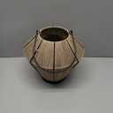 9.7 inch Metal and Jute Lantern