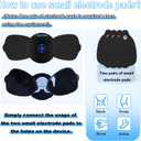 MASTOGO Wireless TENS Unit Back Pain Relief Massager- Muscle Stimulator Machine - Wireless TENS Unit Muscle Stimulator- tens Unit