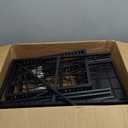 Pots and Pans Organizer Under Cabinet, Expandable 2 Tier Under Sink Organizers and Storage Adjustable Height Kitchen Pot and Pan Lid Holder Rack with 12 Dividers Under Cabinet Shelf(Black)