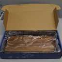 Acacia Toilet Paper Basket, 13 Inch Tank Tray Top of Toiletries Storage Organizer for Bathroom, Living Room and Kitchen (Acacia & Black)