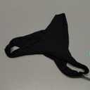 Aqua Eve Women Cheeky Bikini Bottom Brazilian High Cut Swim Bottom Low Rise Bathing Suit Bottom (Small, Black)