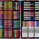 Crayola Inspiration Art Case Coloring Set - Tie-Dye (140ct), Essential Easter Basket Stuffers, Art Supplies Set For Kids, Travel Drawing Kit, Gift for Girls & Boys, Ages 5+ [Amazon Exclusive]