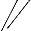 Metal Garden Swing Hanging Rods, Swing Replacement Rods, Round Metal Rods for Garden Swing Seat, Swing Boom, Swing Set Boom, Swing Pole. 2-Pack, Black Metal(90.5cm/35.63in)