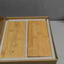 Bamboo Food Dispenser | Kitchen Organizers and Storage | Airtight Pantry Organizers and Storage Container | Cereal, Rice, Flour, Snack Storage (2, Small)