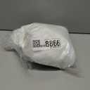 MIULEE 2 Panels Solid Color White Sheer Window Curtains Elegant Window Voile Panels/Drapes/Treatment for Bedroom Living Room (54 X 102 Inches White)