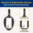 FUL Marvel Spider-Man 2-Piece Suitcase ID Tag Set with Adjustable Straps, Mile Morales, Multi, One Size